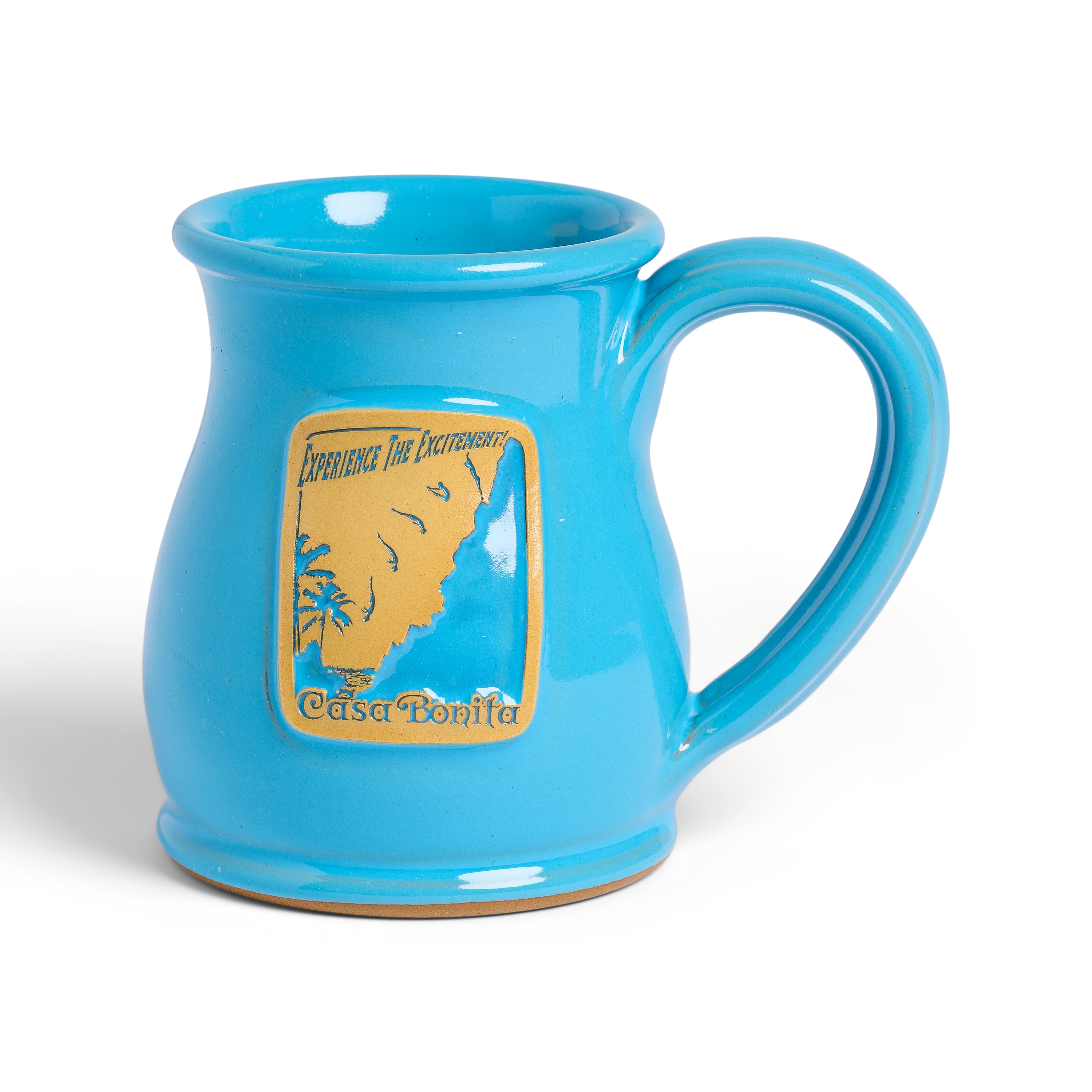 Casa Bonita Blue Acapulco Diver Tall Belly Mug