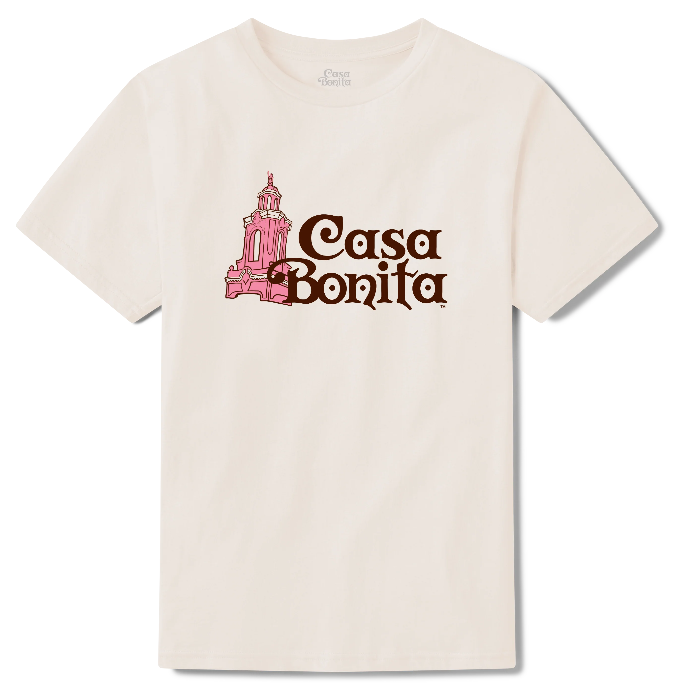 Casa Bonita Cream Tower Logo T-Shirt