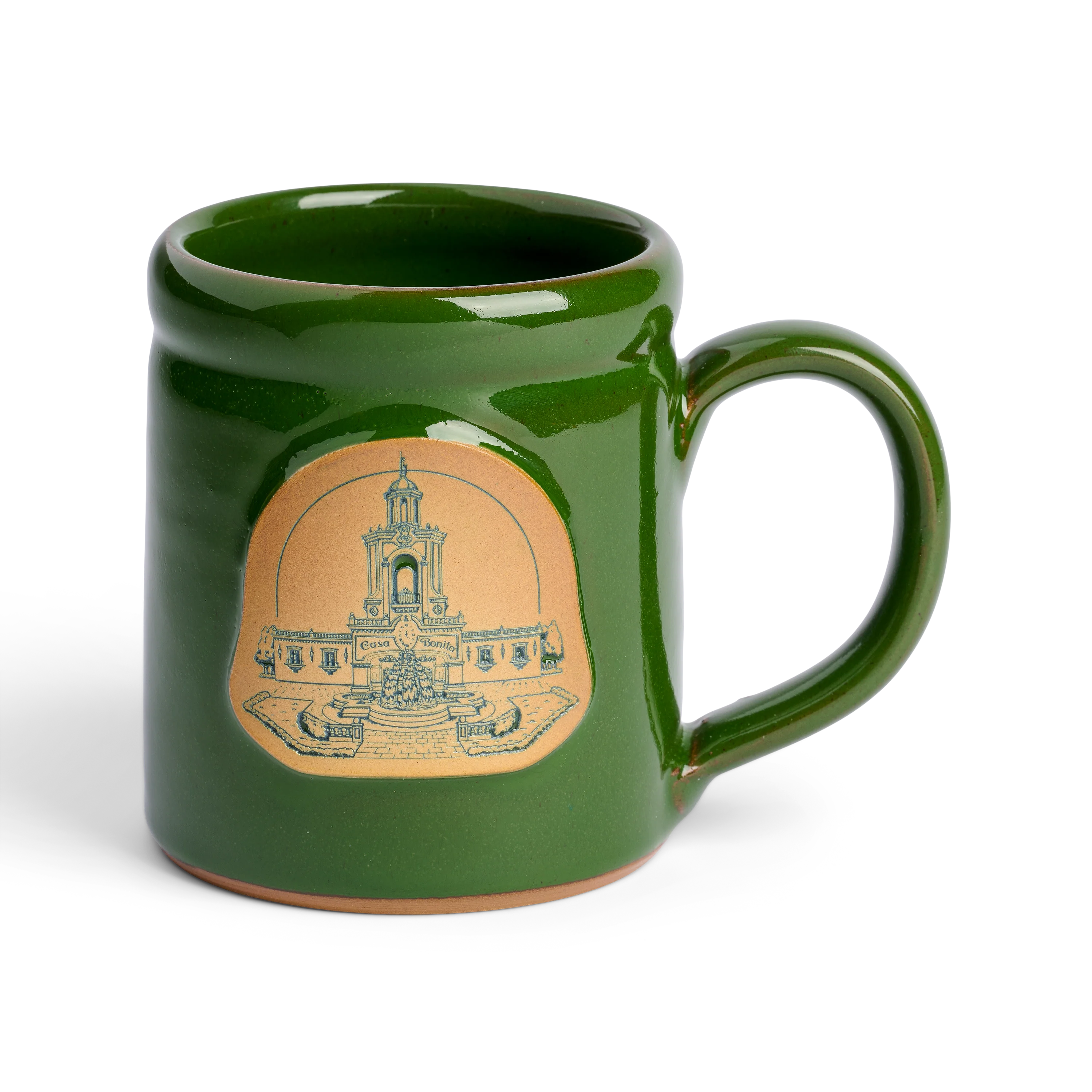 Casa Bonita Forest Green Landmark Tower Camper Mug