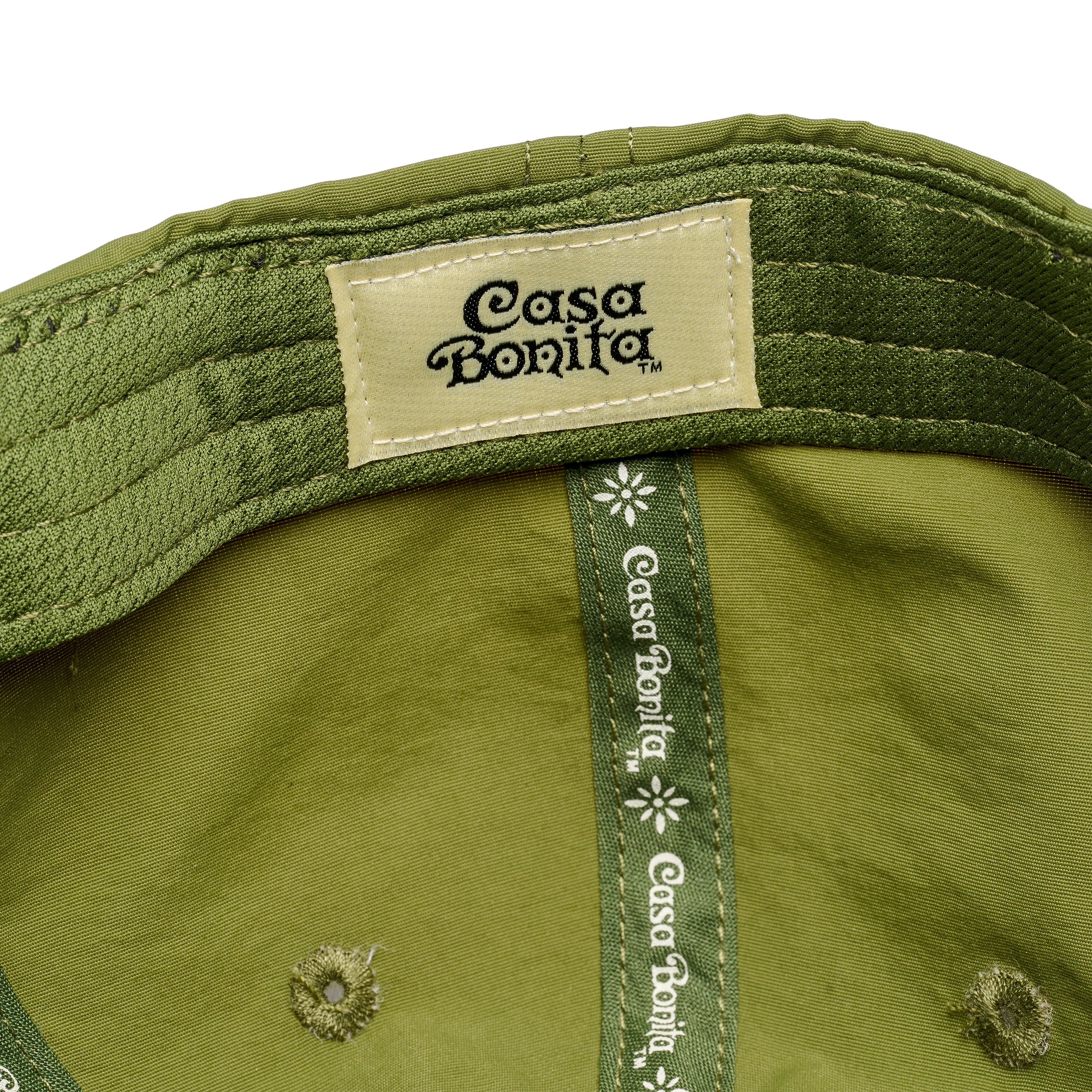 Casa Bonita Hunter Green Retro Tower Flat Brim Hat - Image 3