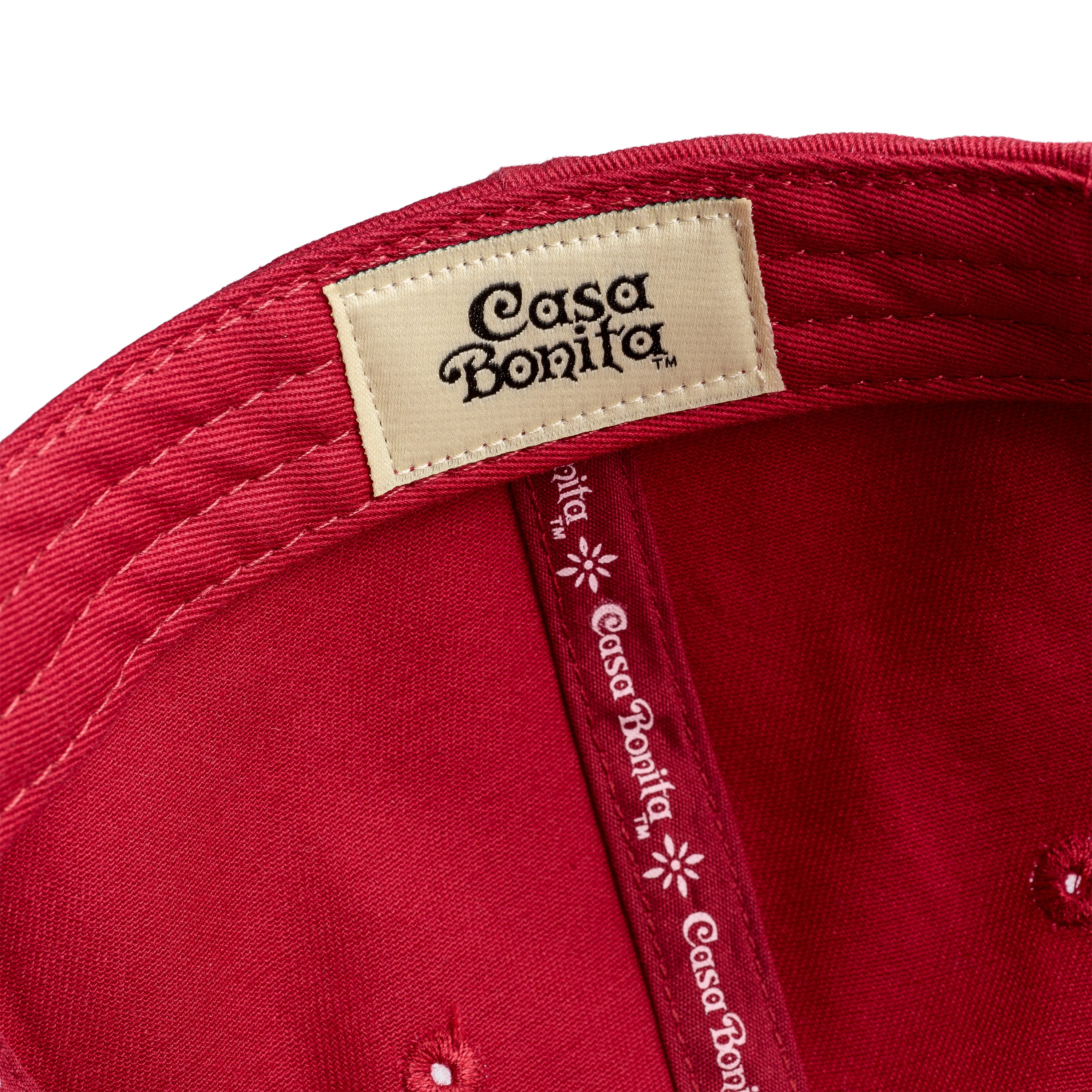 Casa Bonita Maroon Sunrise Tower Baseball Hat - Image 3