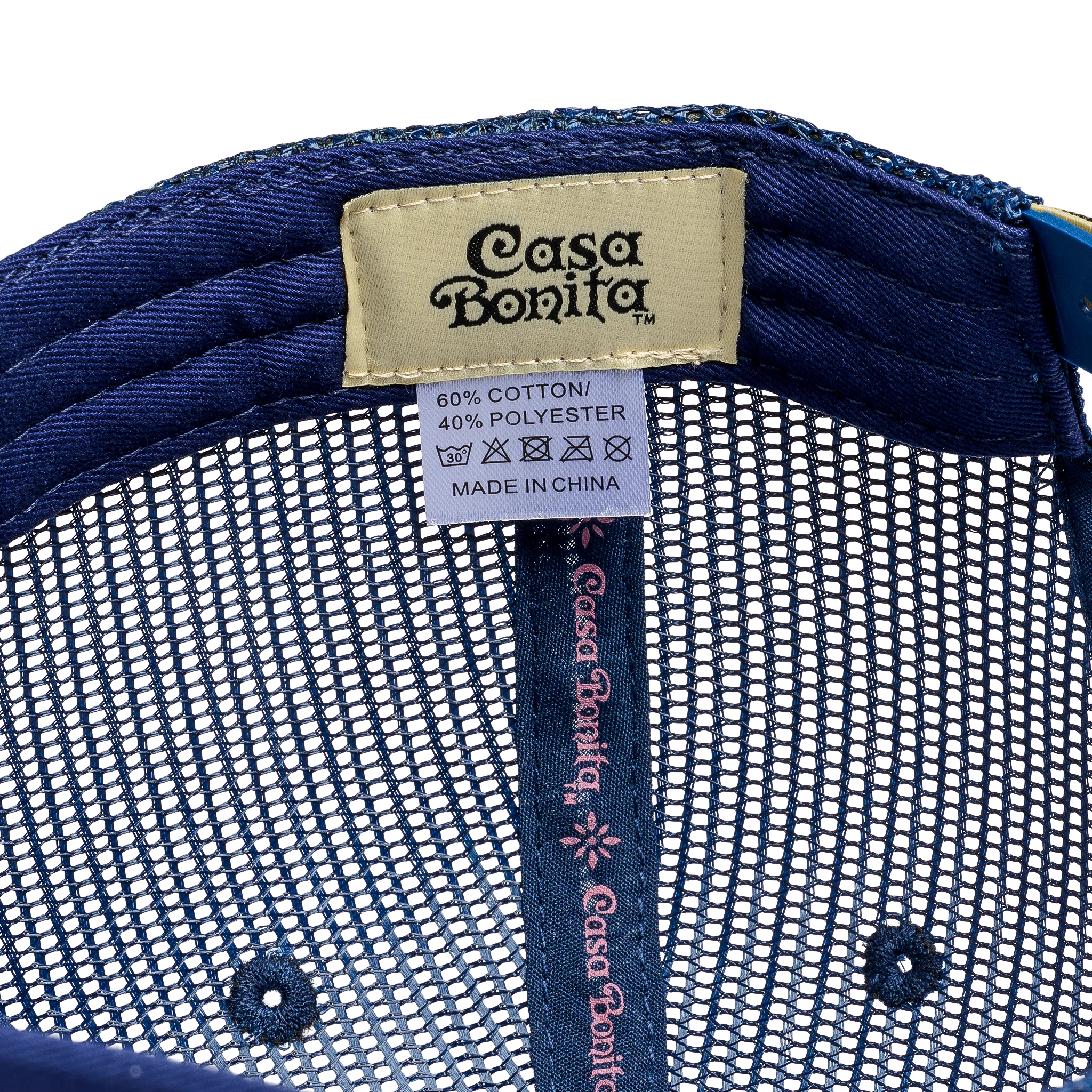 Casa Bonita Navy Badge Mid Crown Hat - Image 3