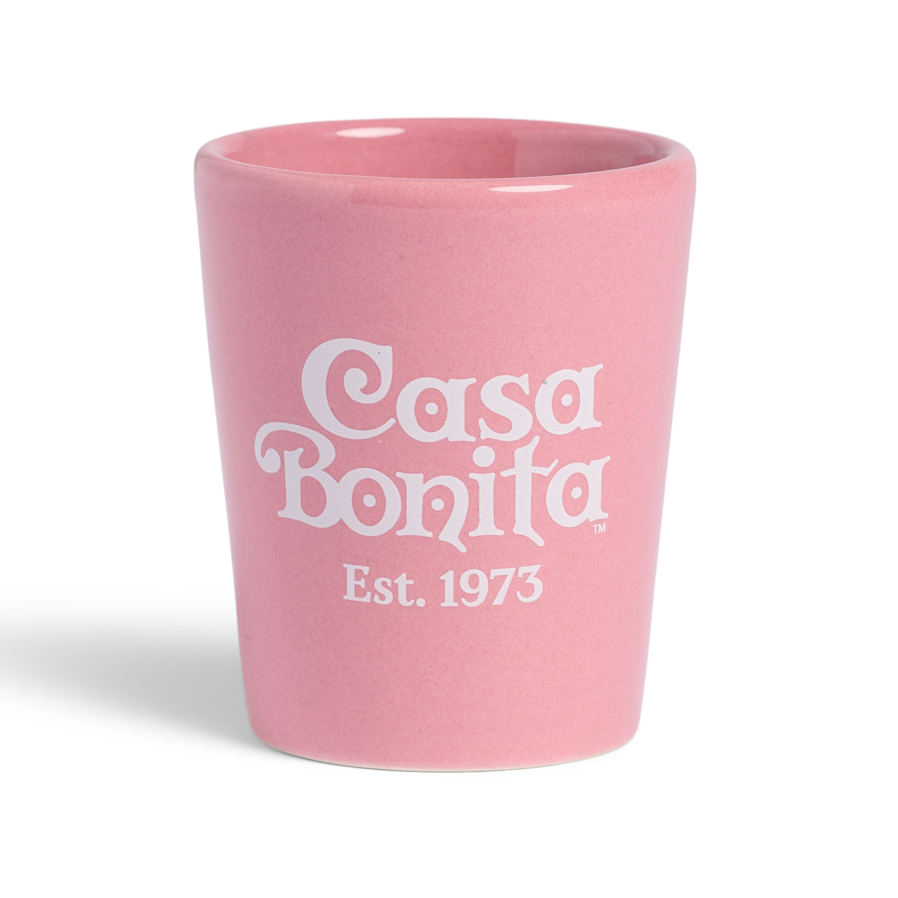 Casa Bonita Pink Logo Shot Glass