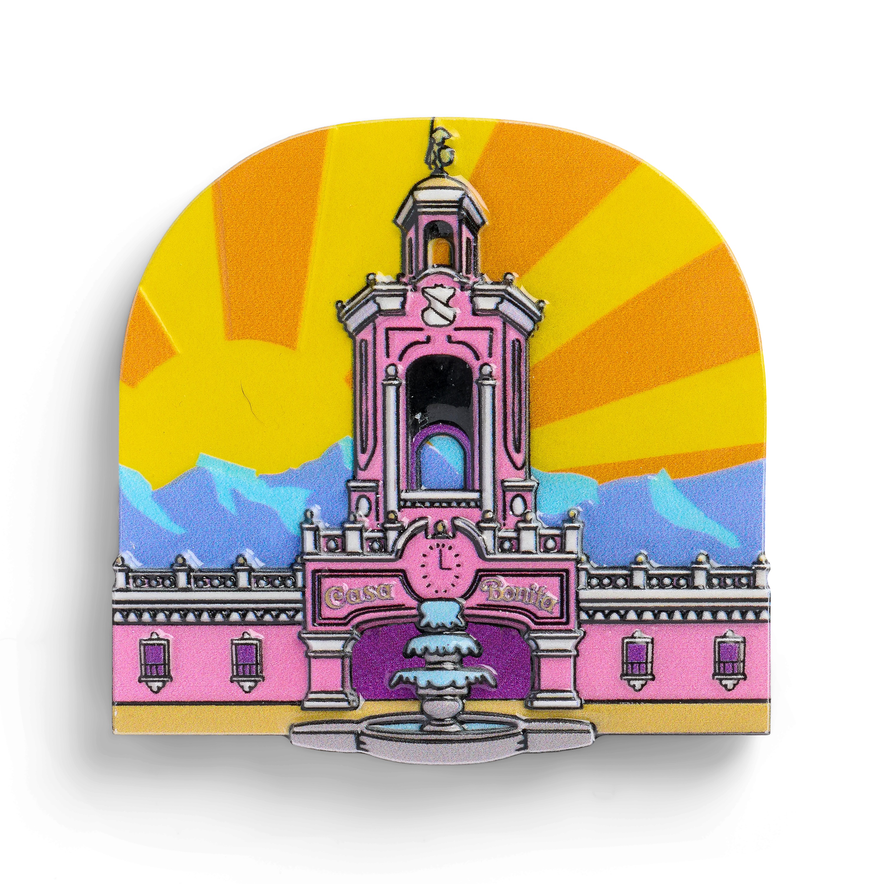 Casa Bonita Retro Tower Magnet