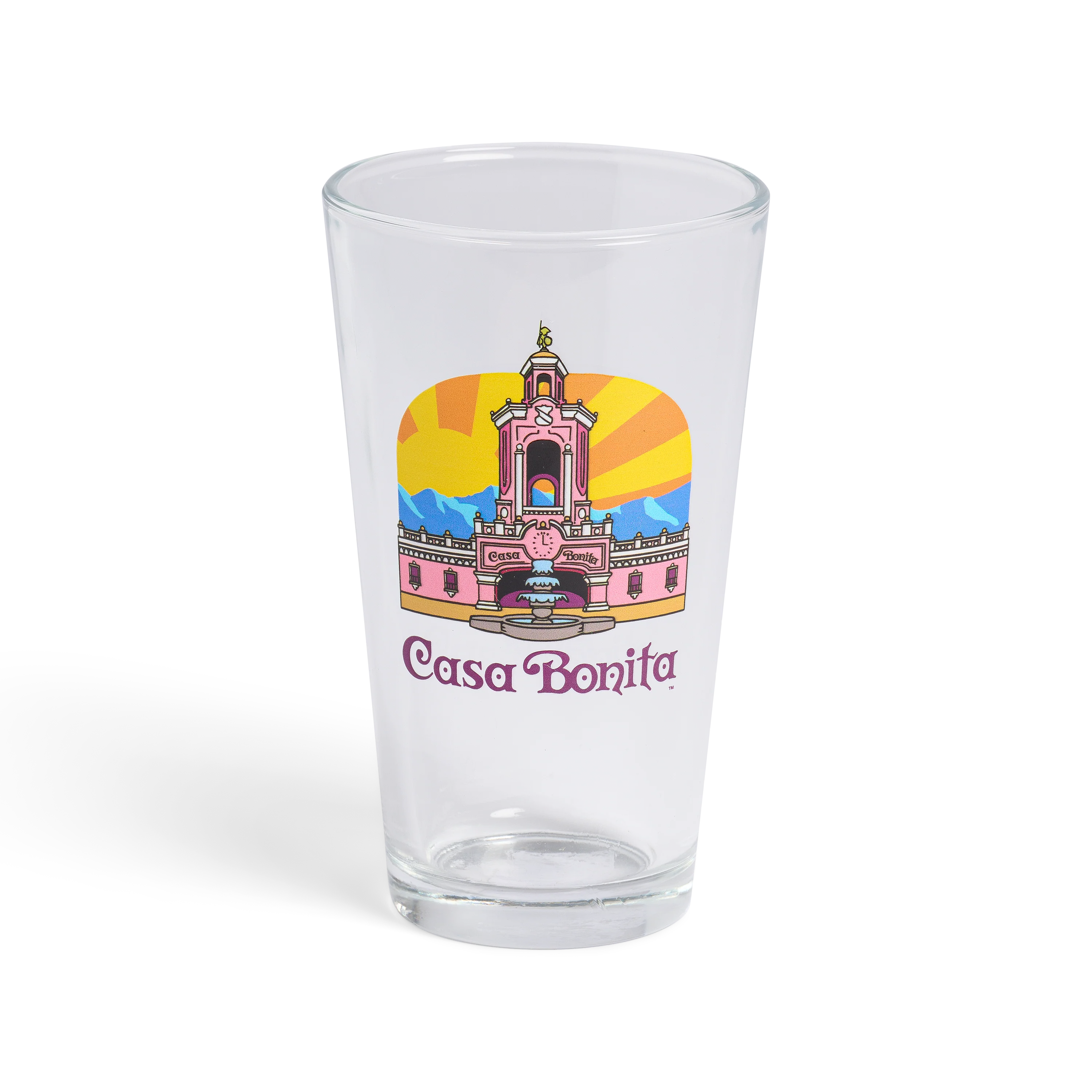 Casa Bonita Retro Tower Pint Glass