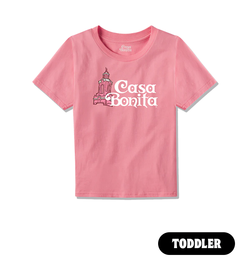 Casa Bonita Toddler Pink Tower Logo T-Shirt