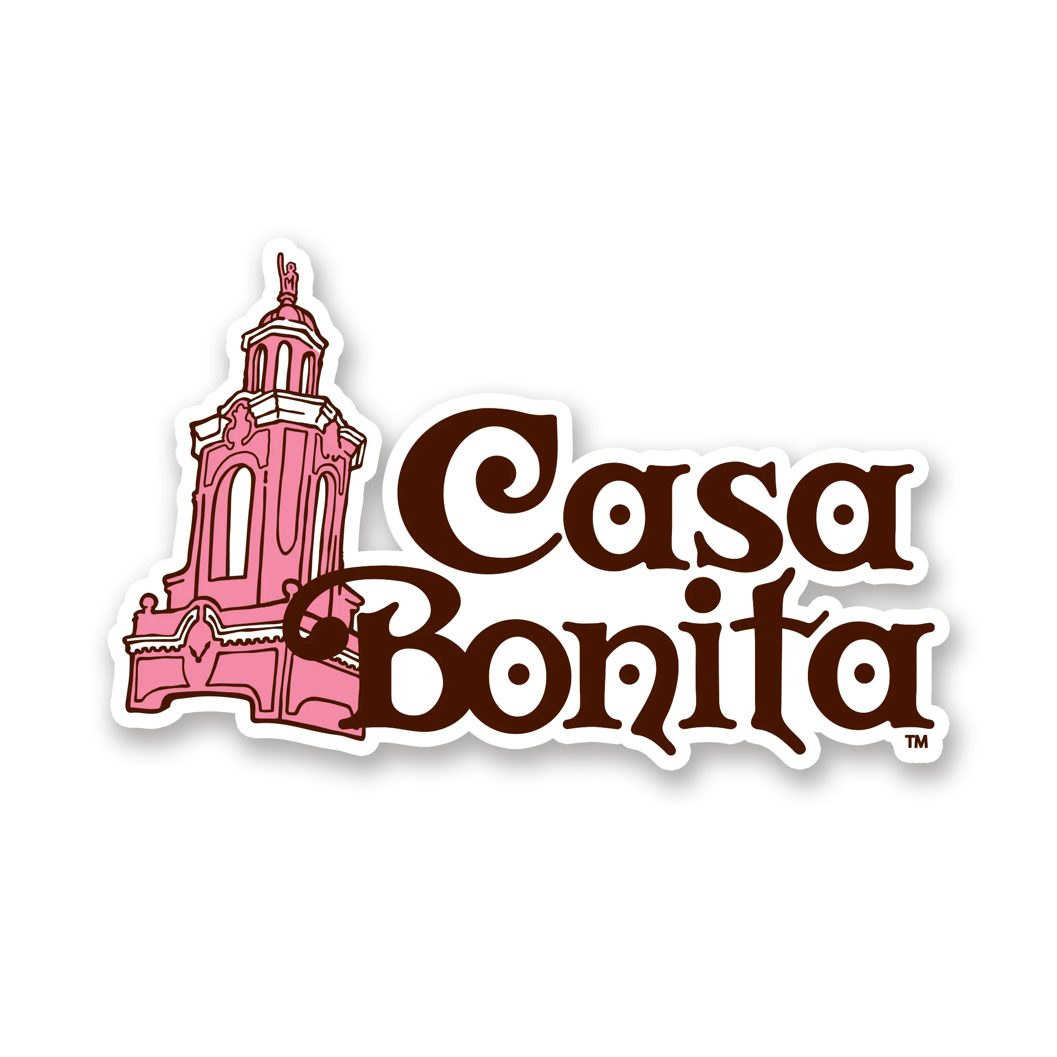 Casa Bonita Tower Logo Sticker