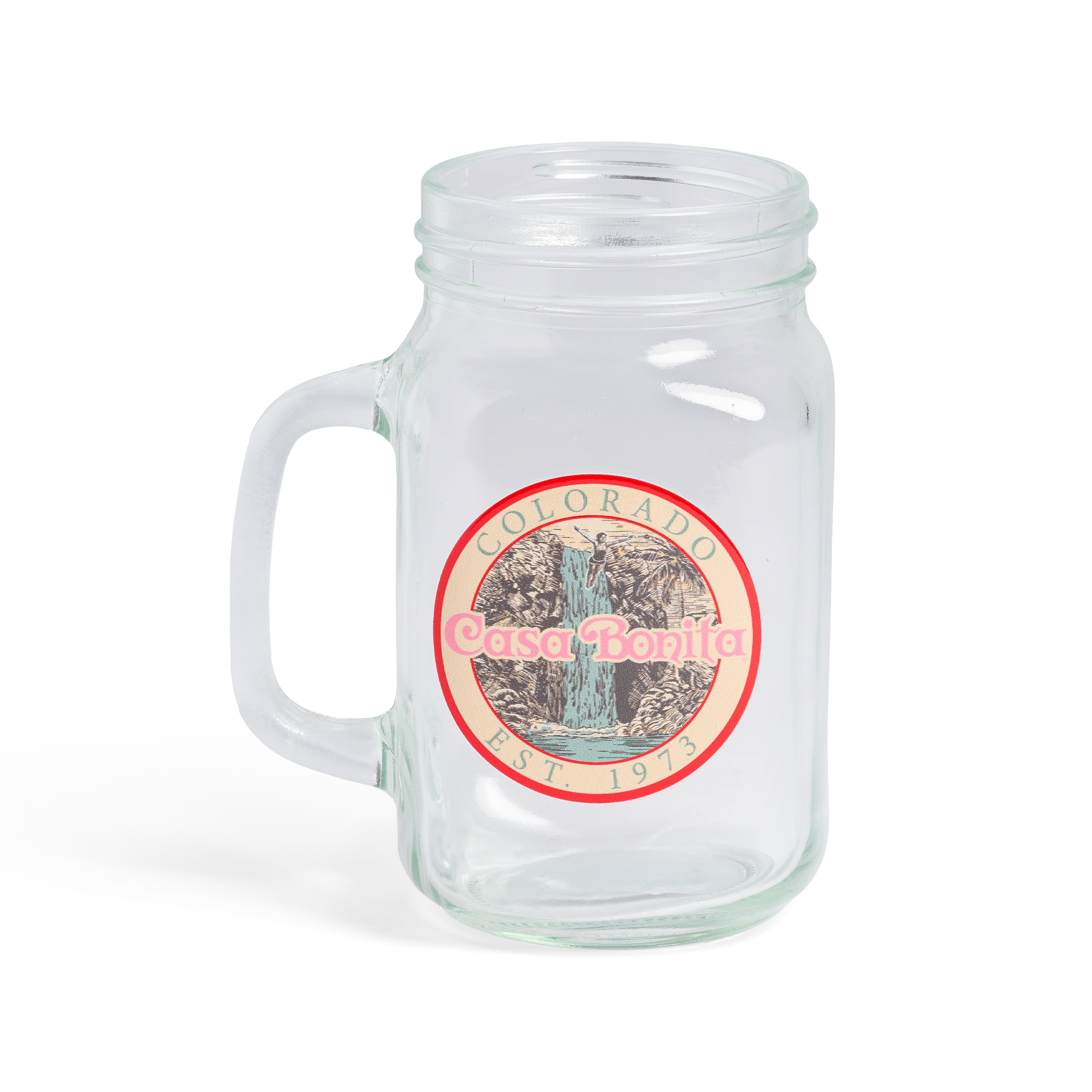 Casa Bonita Vintage Waterfall Mason Jar Mug