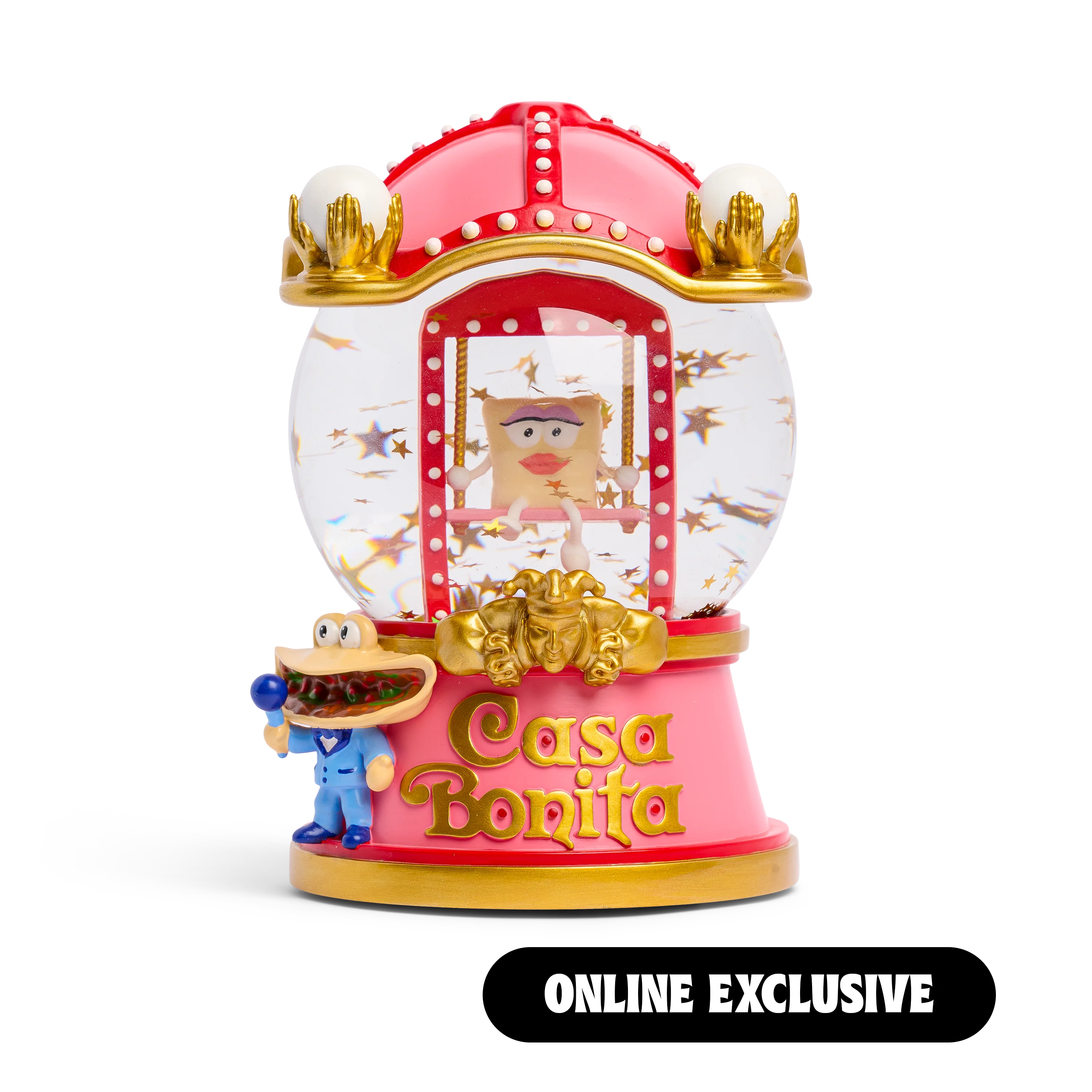 Casa Bonita 7 Inch Sopaipilla Snowglobe